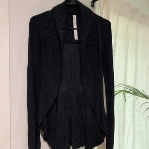 Lululemon Charcoal Sweater Wrap